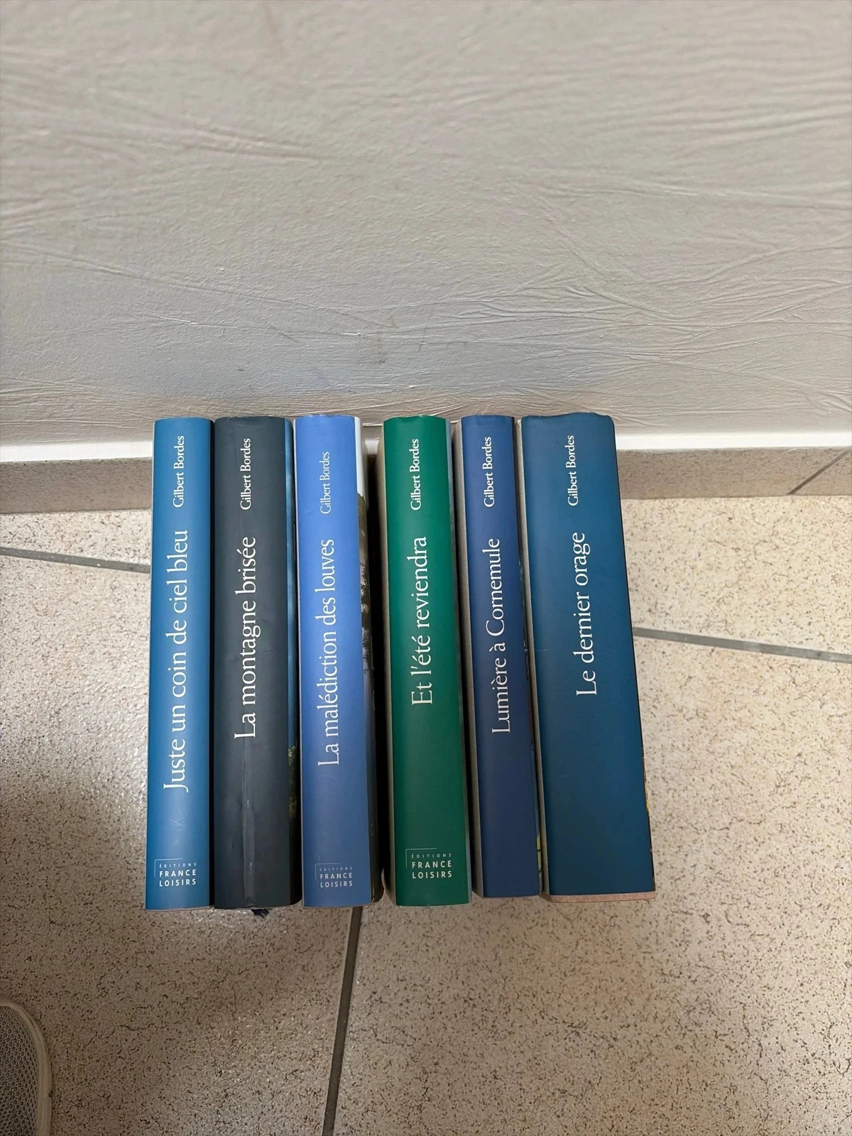 Lot 6 livres Gilbert bordes